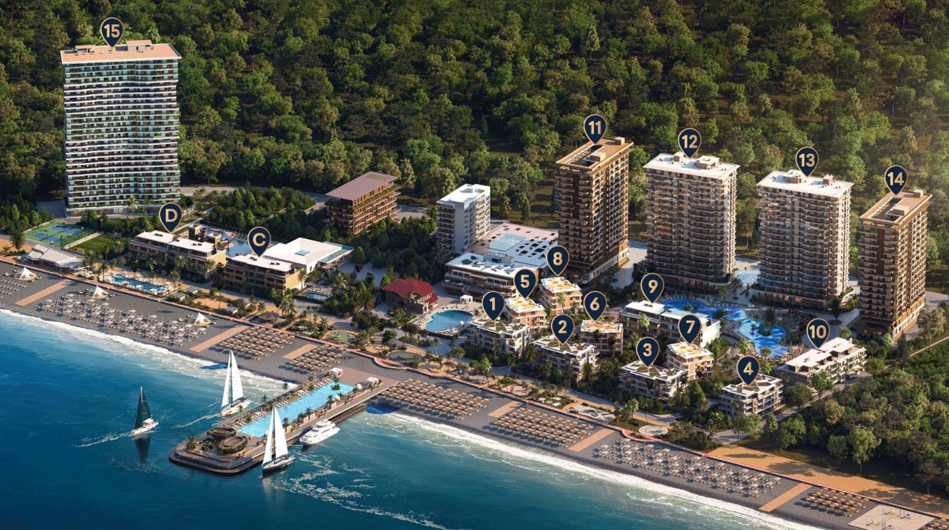 Luxury Oasis Apartment Tsjakvi Eksteriør bilde